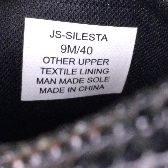 Jessica Simpson Silesta Sparkle Sneaker - Black - 9M - New w/o box - Picture 11 of 11